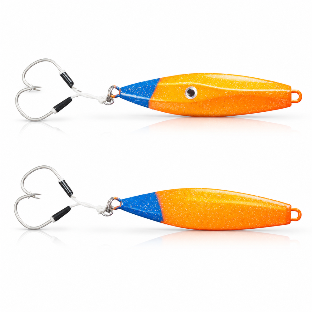 EISELE JDM Speed Jig mit Assist Hook 300g - Orange/Blue