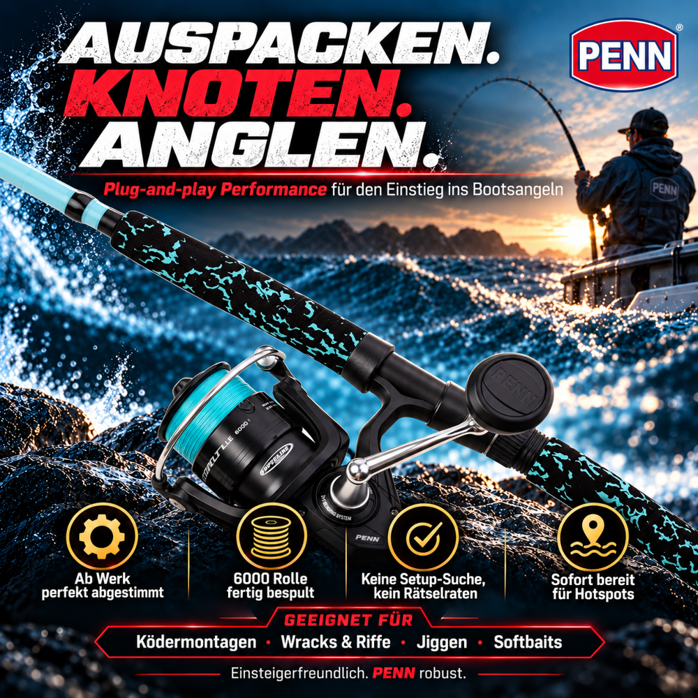 PENN Conflict LE Boat Combo 2,14m - 20-30lb