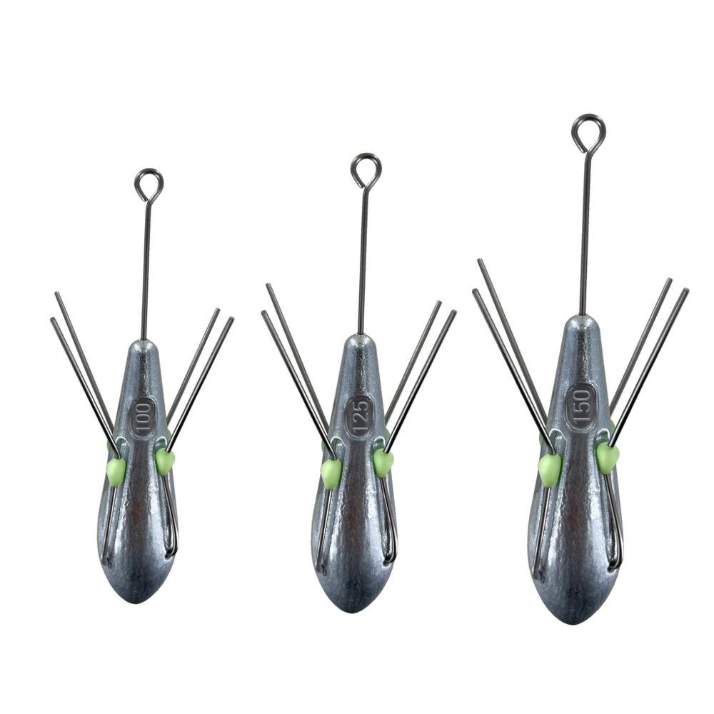 DEGA Brandungs-Klappgewicht aus Zink – bleifrei (100–150 g)