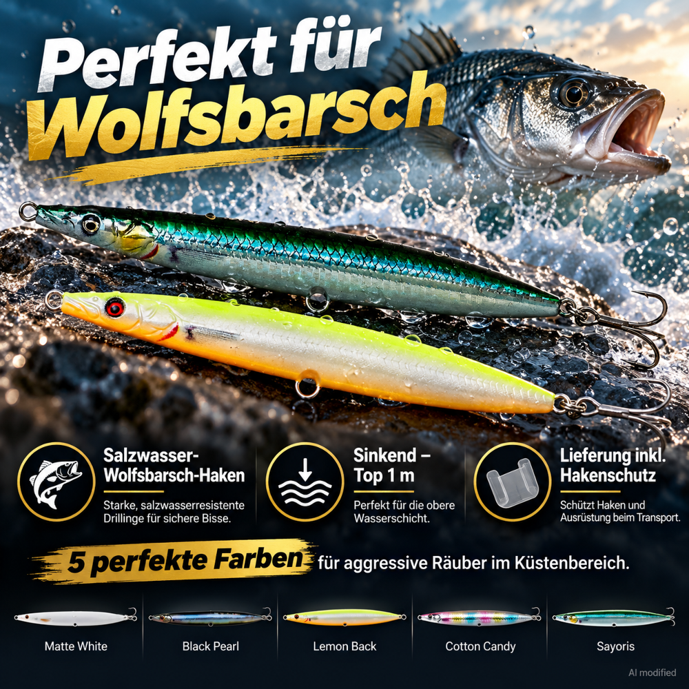 Savage Gear Sandeel Pencil SW 19g - Black Pearl
