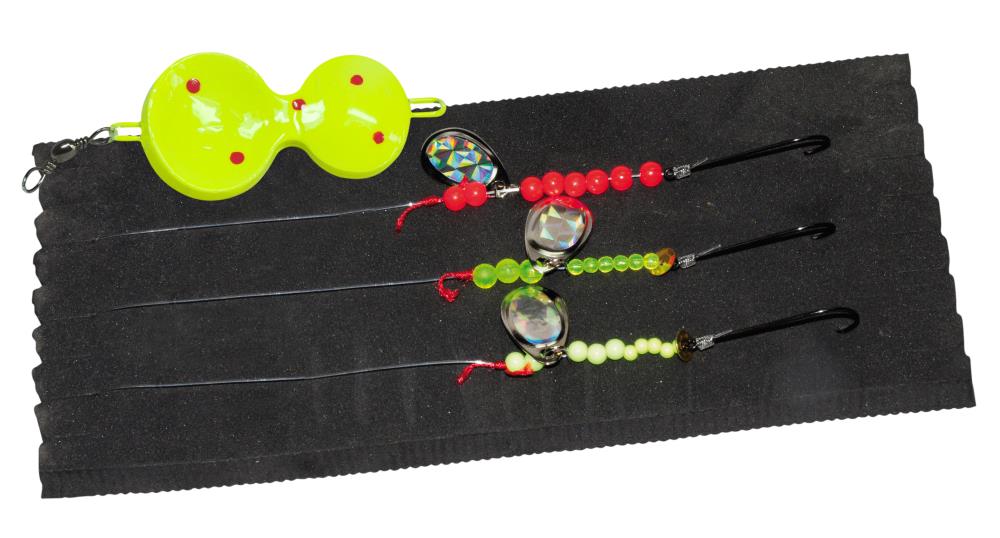 Eisele Sea-Fishing Flounder-Spoon-Rig - 60g Fluo-Yellow