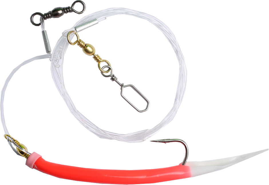 WIGGLER Single Makk Vorfach – Red/Fluo Tip