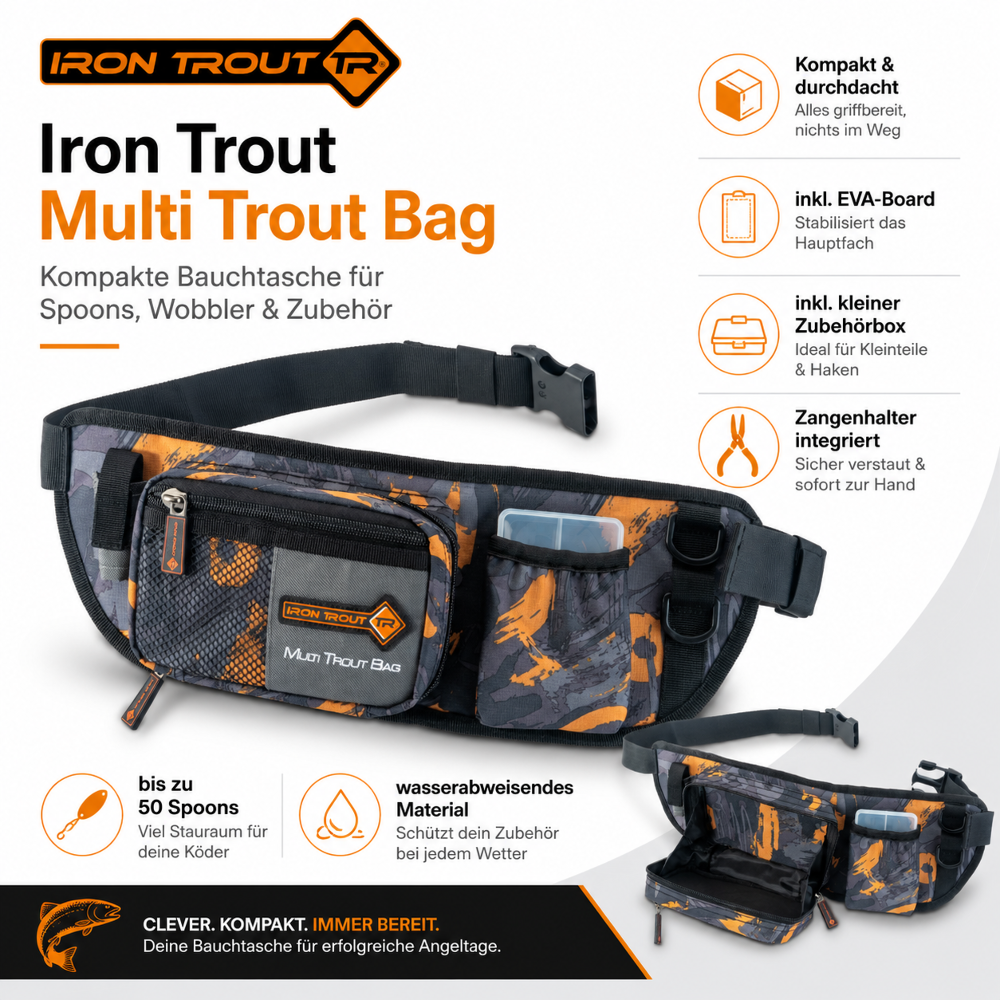 Iron Trout Multi Trout Bag – Waist Bag