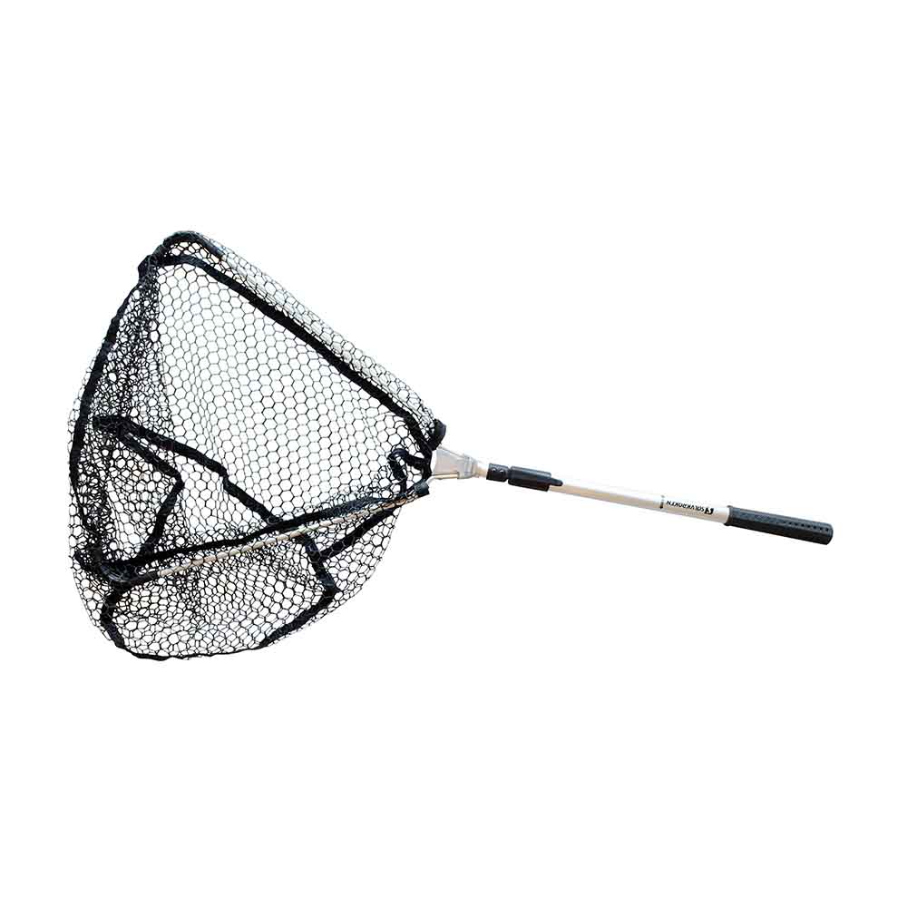 Solvkroken telescopic landing net with rubber net - Midi