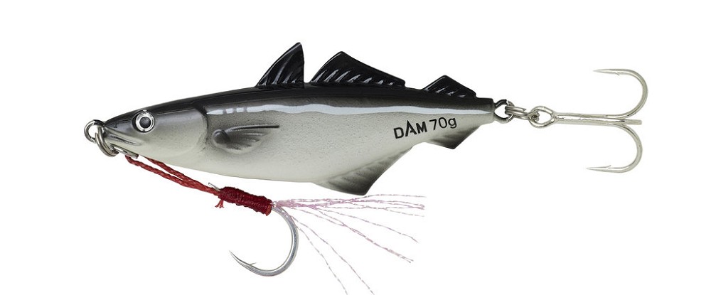 DAM SALT-X Casting Jigs-Glow Coalfish UV45g/50g