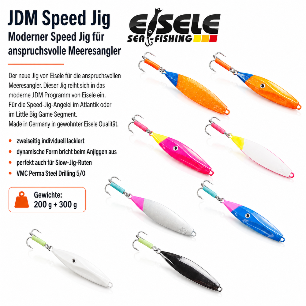 EISELE JDM Speed Jig 300g - Pink/Yellow