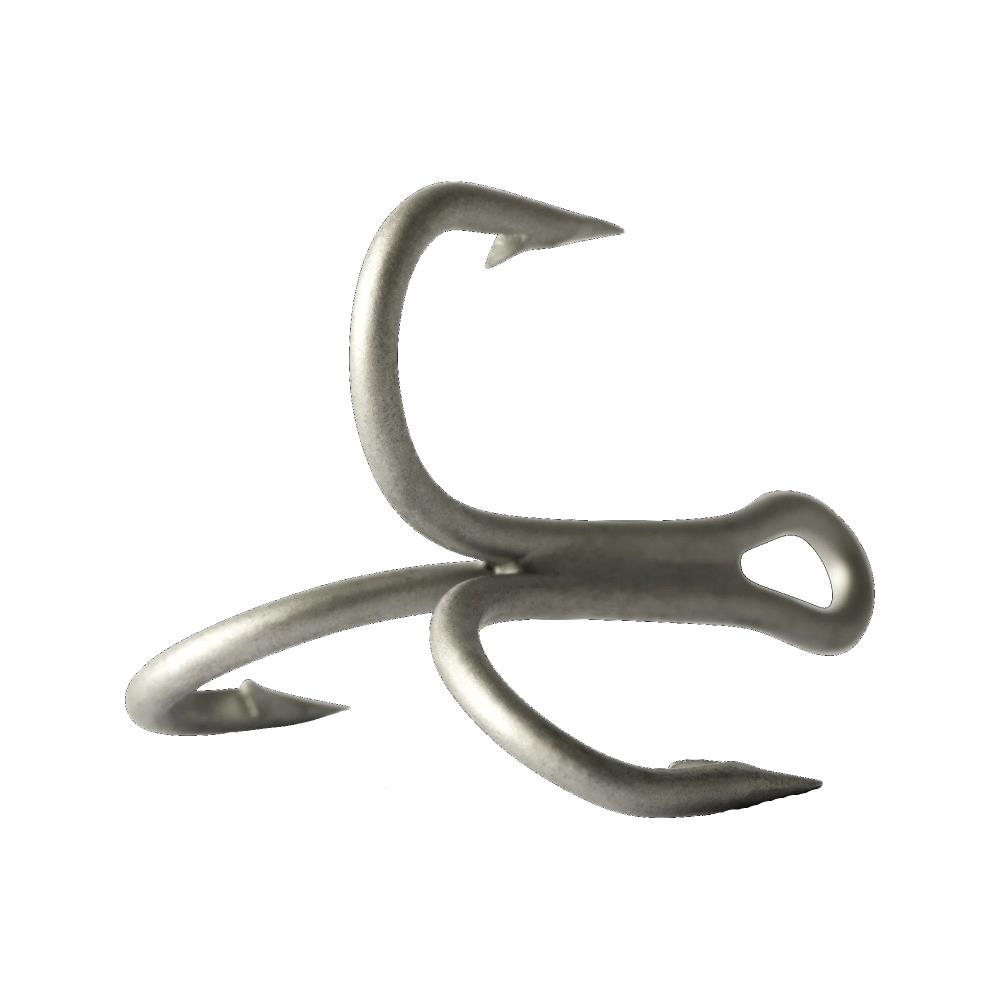 Mustad O’SHAUGHNESSY Treble Hook 9430-DS - 50 Stück - 2/0