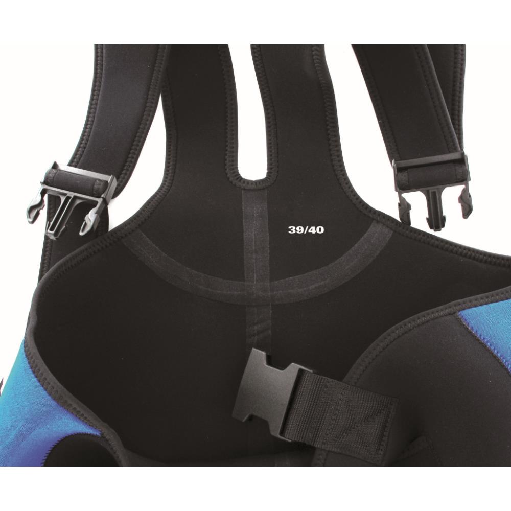 JENZI Neoprene-Wader "fishing" with footies Size 43