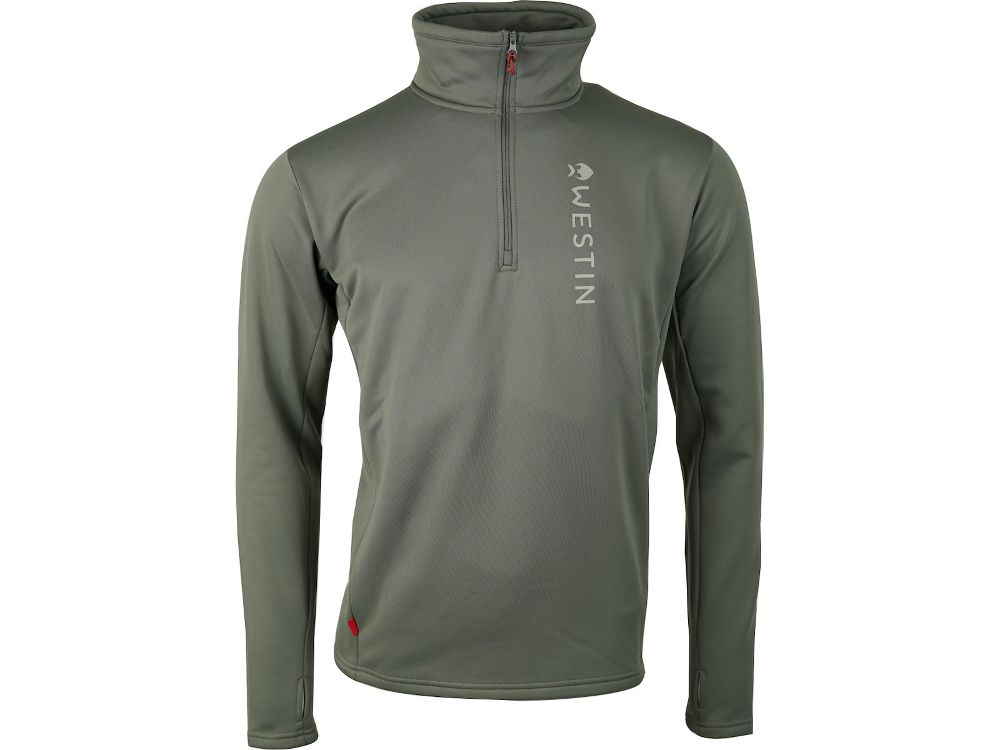 Westin ENERGY MIDLAYER 1/2 ZIP Dark Sage – Midlayer Fleece