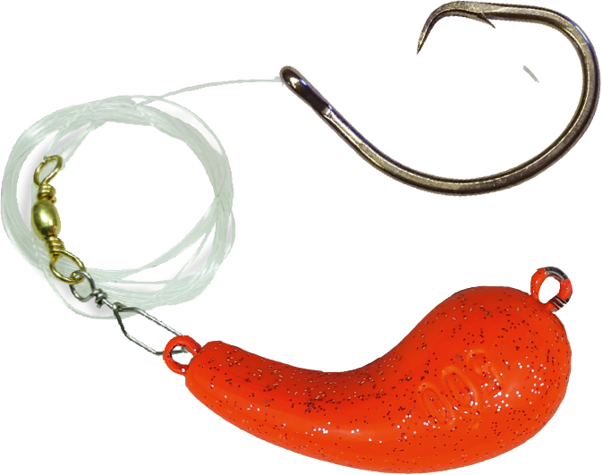 Eisele Sea-Fishing Heilbuttvorfach Circle XXL 14/0 300g Nierenblei Crab UV