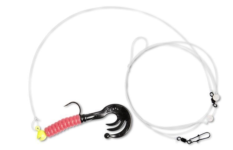 Zebco Trophy Pilk Rig 50 mit Einzeltwister-rot/schwarz