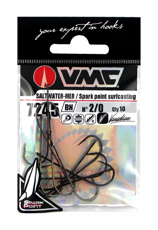 VMC 7245BN Spark Point Surfcasting Single Hook