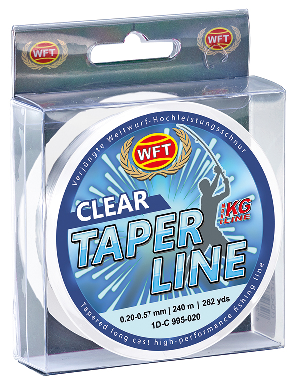 WFT Taper Line clear 240m - 0,26-0,57mm