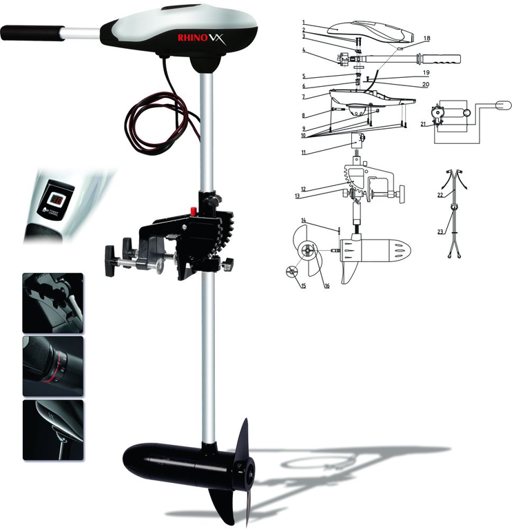 Rhino VX Elektroaußenbord-Motor Serie