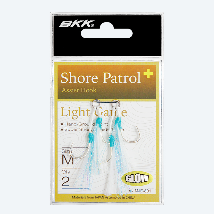 BKK Shore Patrol+ - Light Game Jigging Assist Hooks