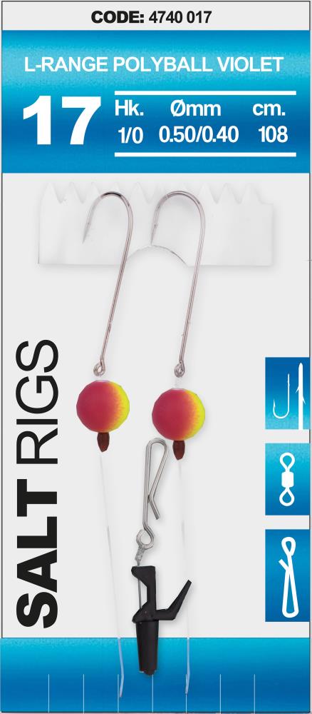 SPRO Salt Rig 17 - L-Range Polyball Violet
