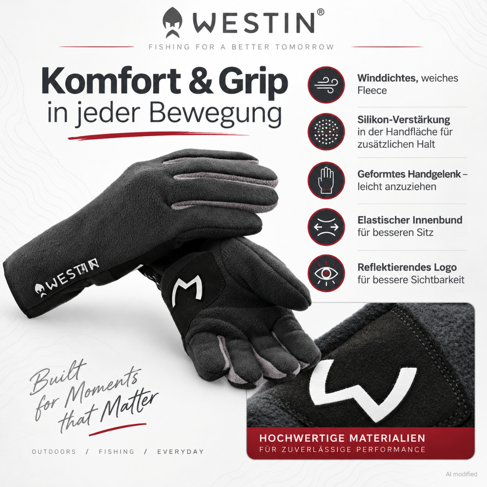 Westin Full Fleece Gloves - Size M