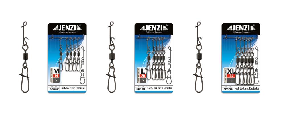 JENZI NO KNOT mit Fast-Lock Karabiner-Wirbel