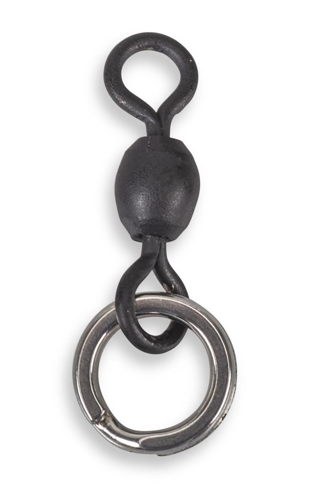 Aquantic Power Splitring Swivel - Wirbel mit Sprengring