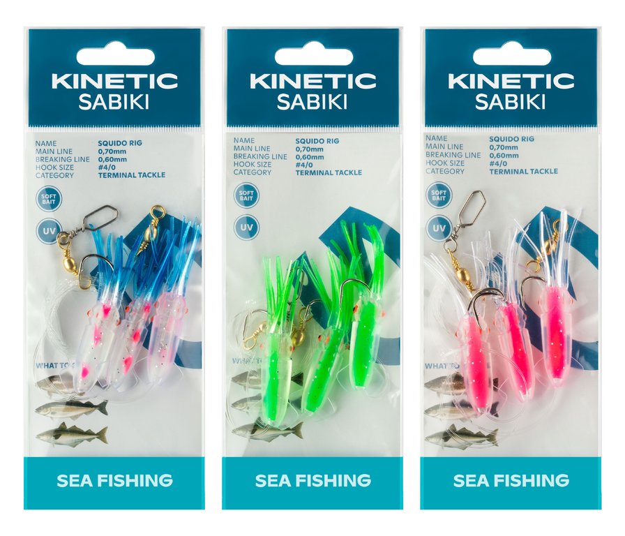 Kinetic Sabiki Squido Rig - Vorfach