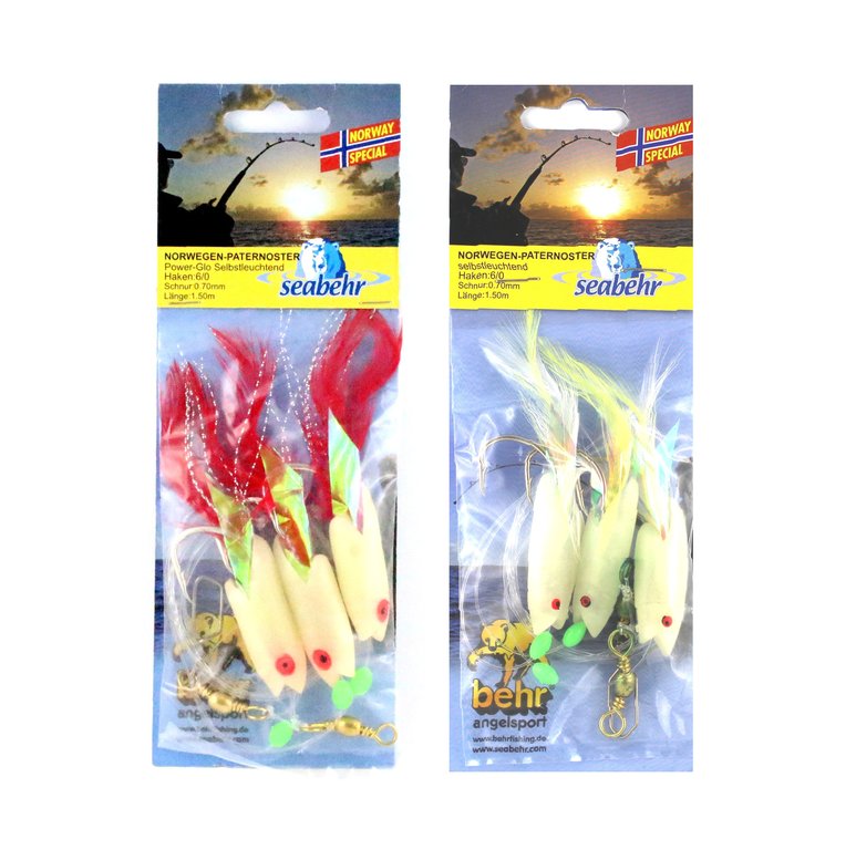 Behr Norwegen-Paternoster selbstleuchtend Gr. 6/0