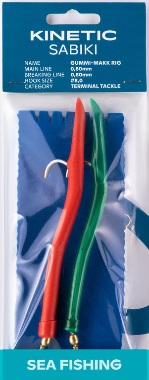 Kinetic Sabiki Gummi-Makk Rig 2er - Vorfach