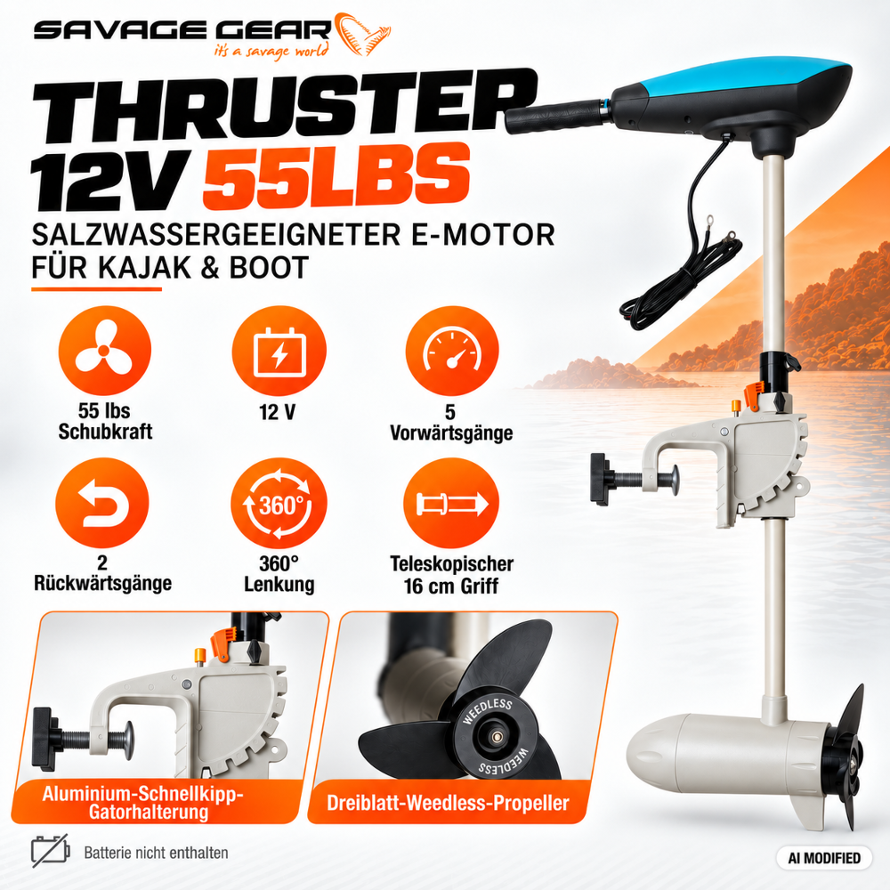 Savage Gear High Rider Kayak 330 inkl. E-Motor 55lbs