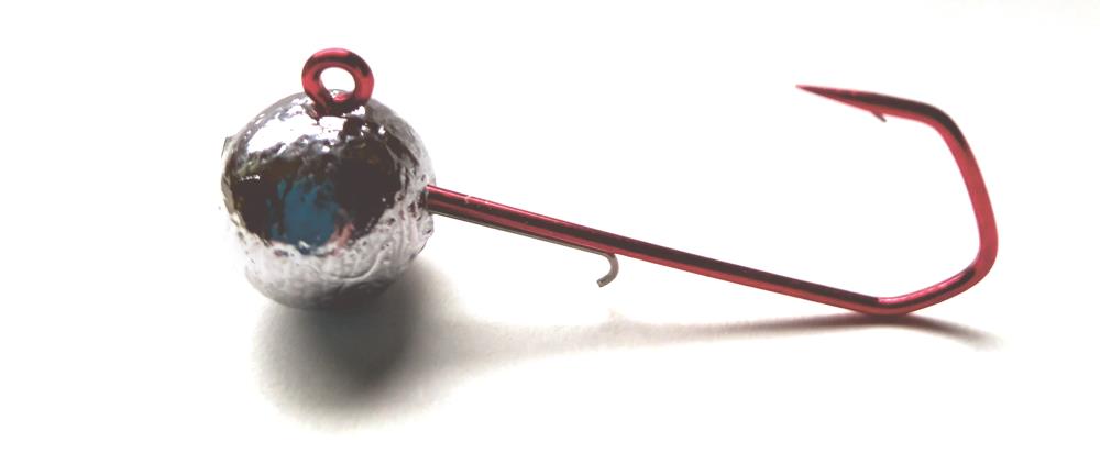 Rundkopf Jig mit Baitholder u. VMC 5150 Jighaken 12/0 - 200g