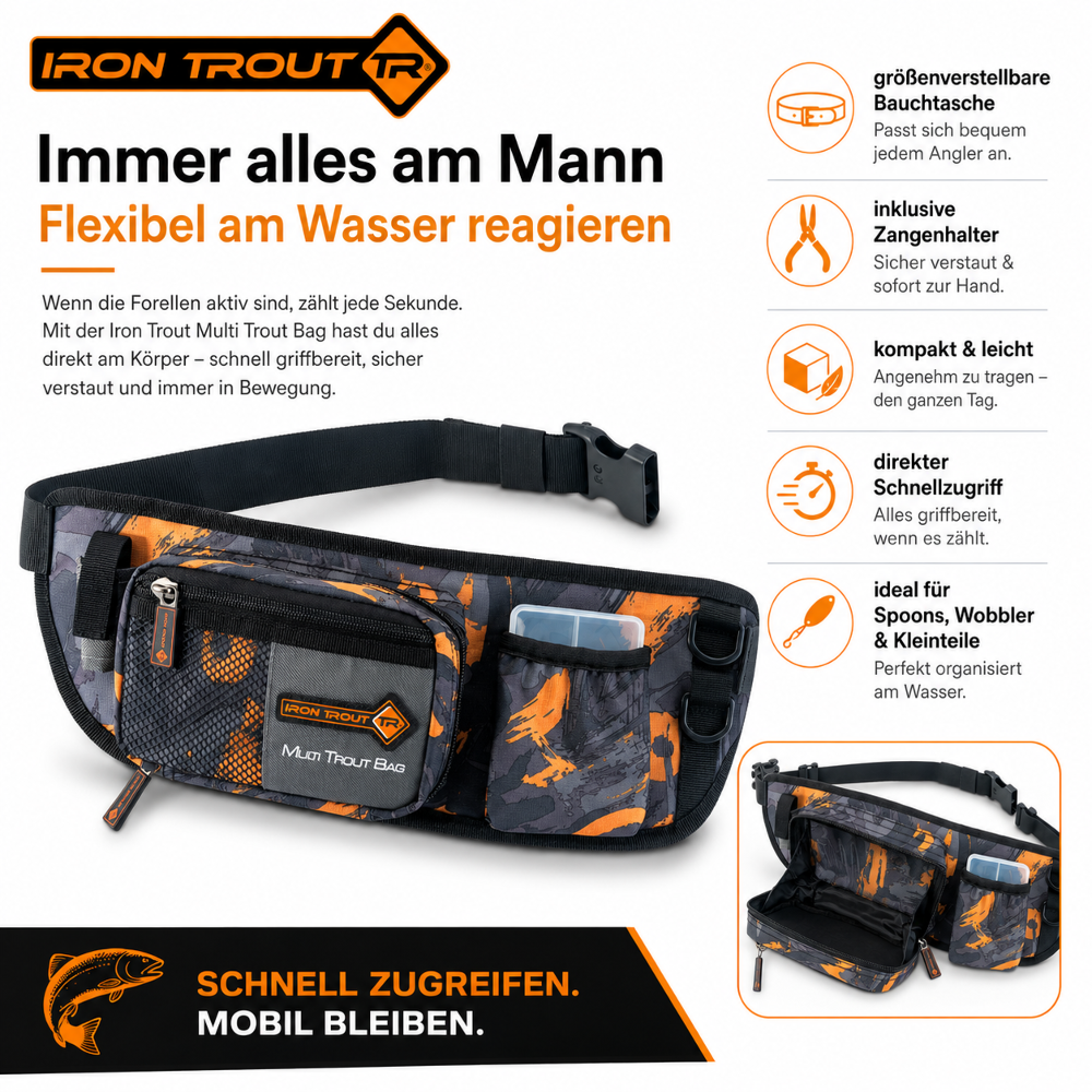 Iron Trout Multi Trout Bag – Waist Bag