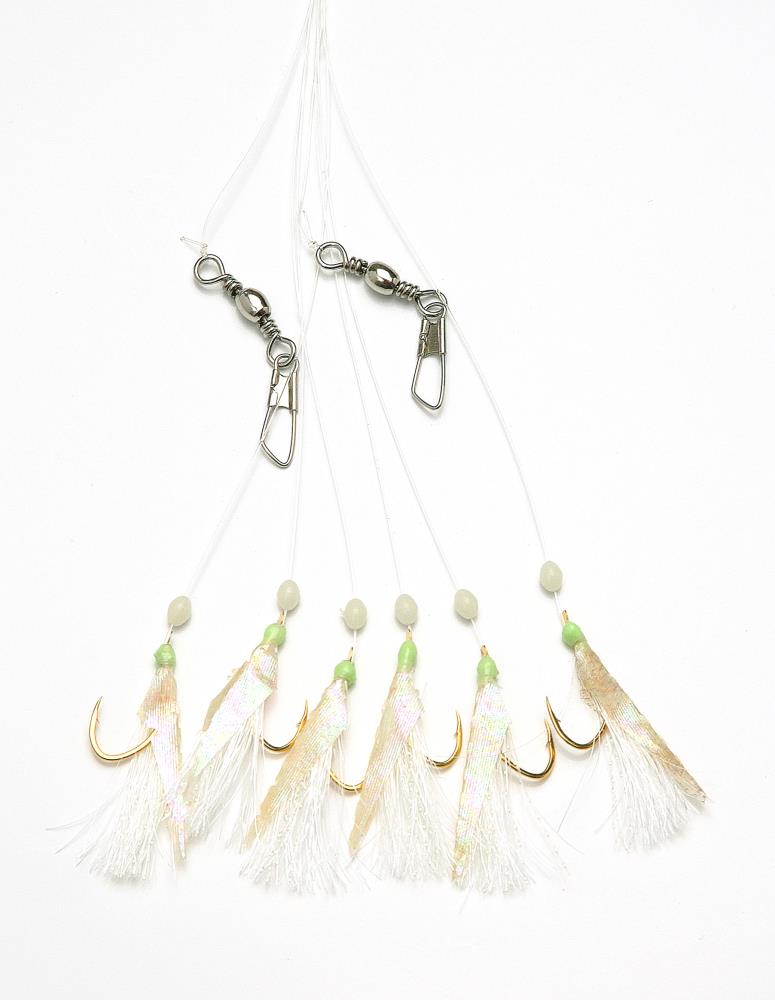 Behr Makrelen- und Heringsystem m. echter Fischhaut 6 Haken