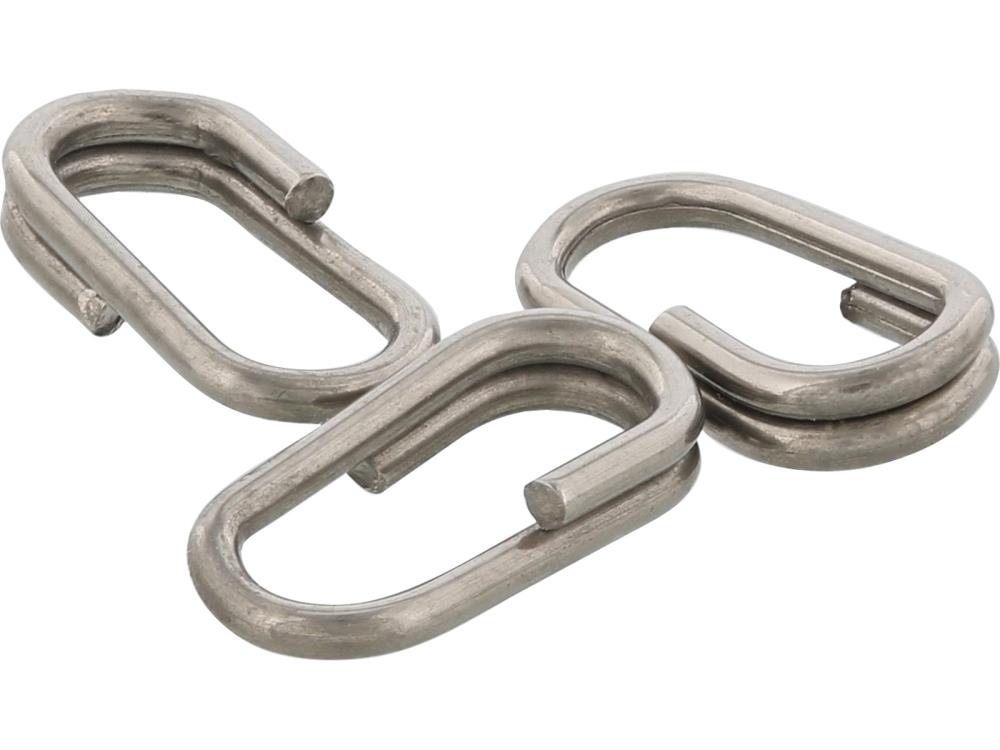 WESTIN Oval Split Rings black nickel