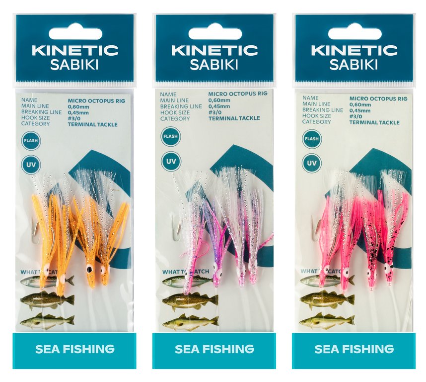 Kinetic Sabiki Micro Octopus Rig - Vorfach