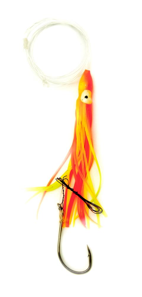 Behr Naturködervorfach mit Oktopus 6/0 - Red-Yellow