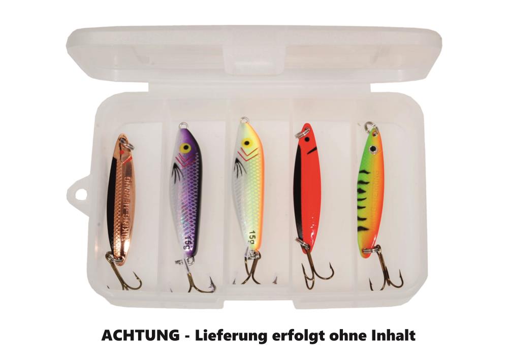WIGGLER lure box 6 compartments - 110x200mm