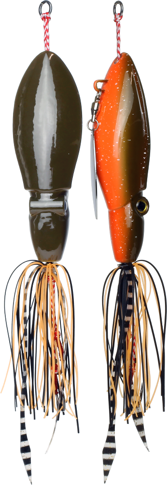 WIGGLER URSULA Sliding Jig lead free - 140g - Black/Orange