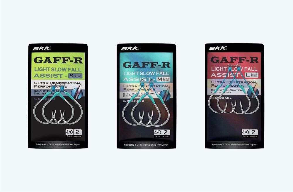BKK SF GAFF-R Slow Jigging Double Assist Hooks