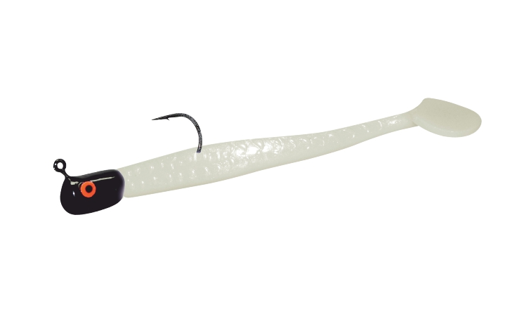 Hogy Paddle Thumper Tail 18cm + VMC Jig Head bone 105g