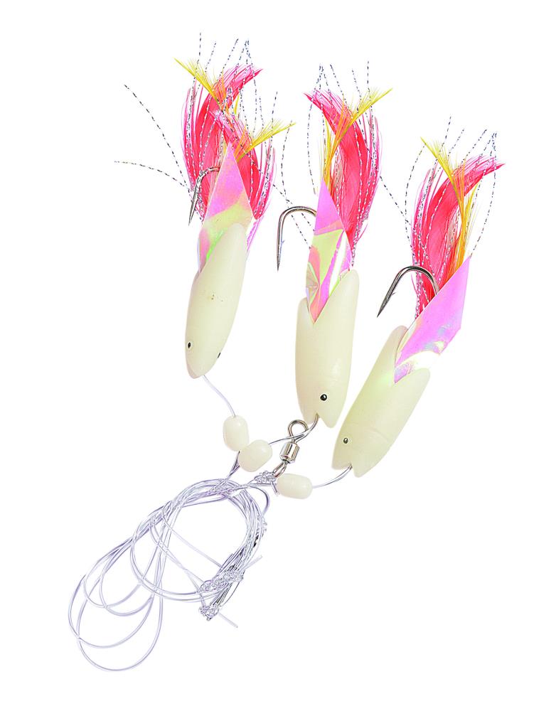 RINOR Glitterhekle 4/0 - Feather Rig