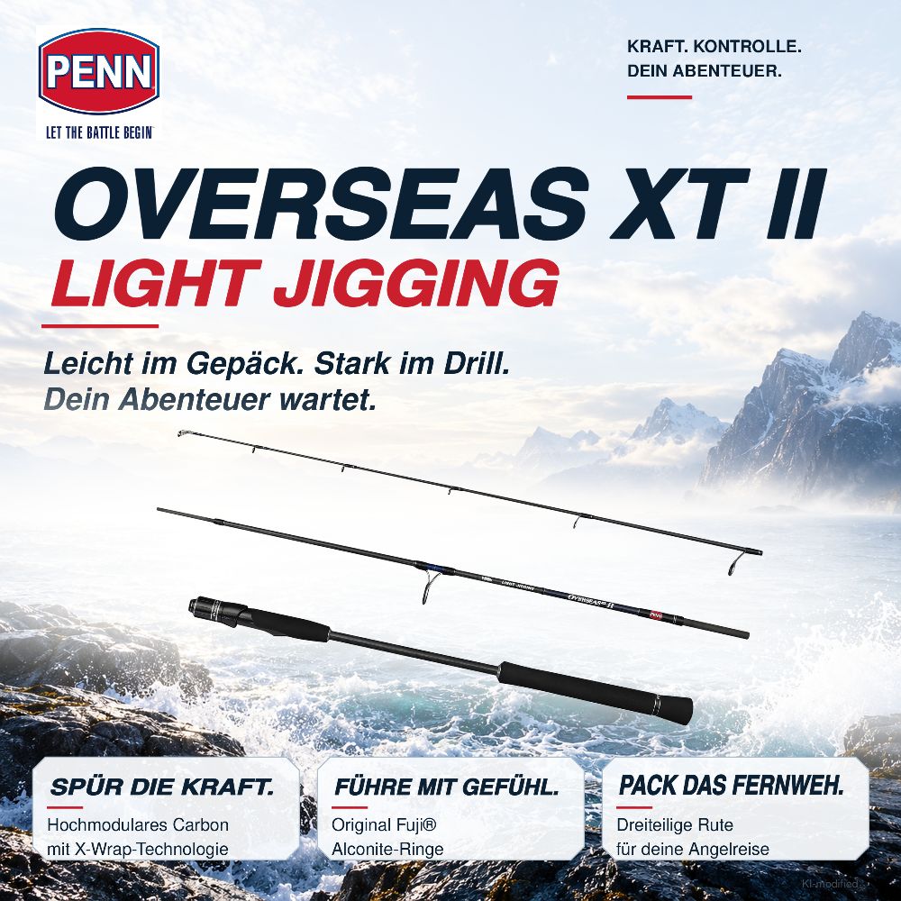 PENN Overseas XT II Light Jigging