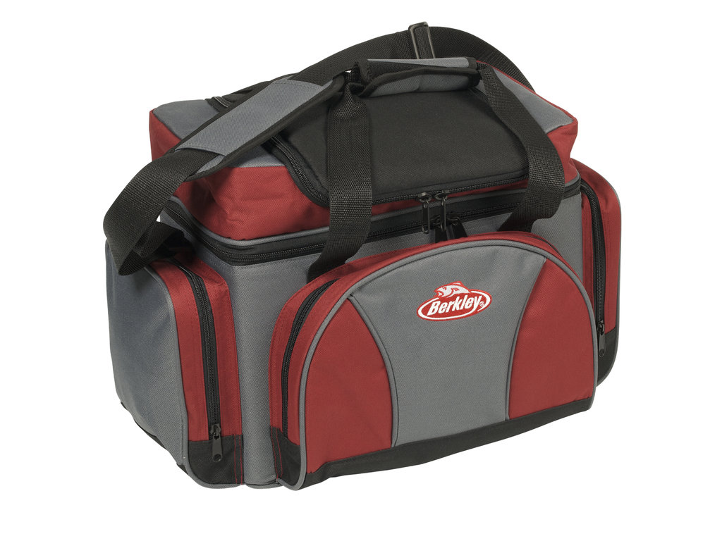 Berkley Storage Bag - Angeltasche incl. 4 Boxen - Rot-Grau