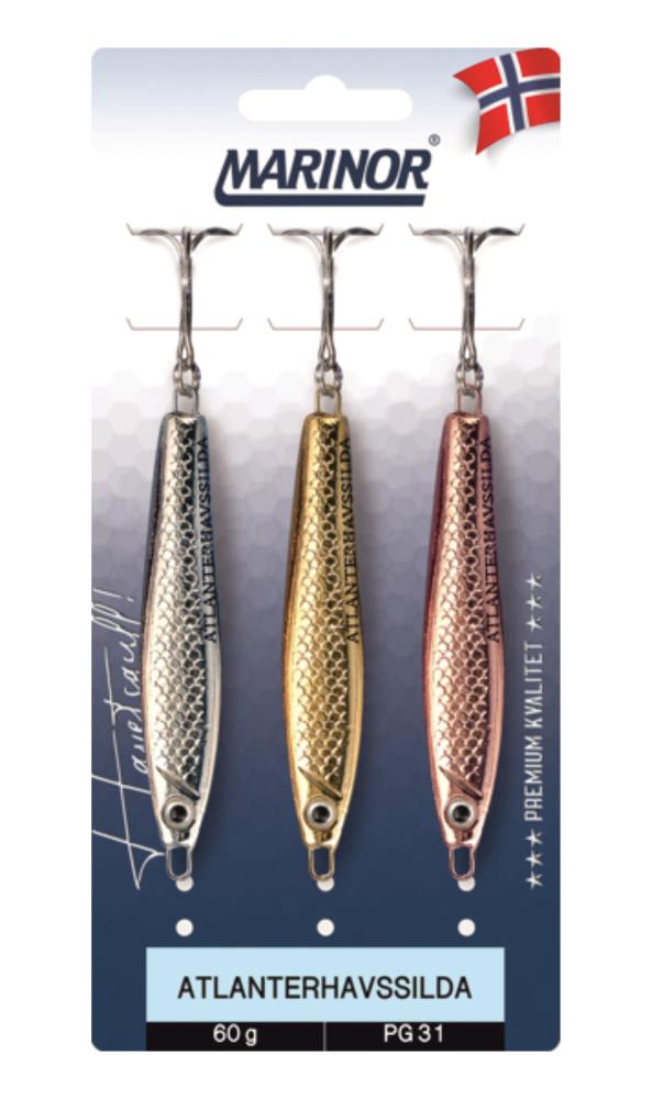 MARINOR ATLANTERHAVSSILDA Pilker-Set Gold/Silber/Kupfer