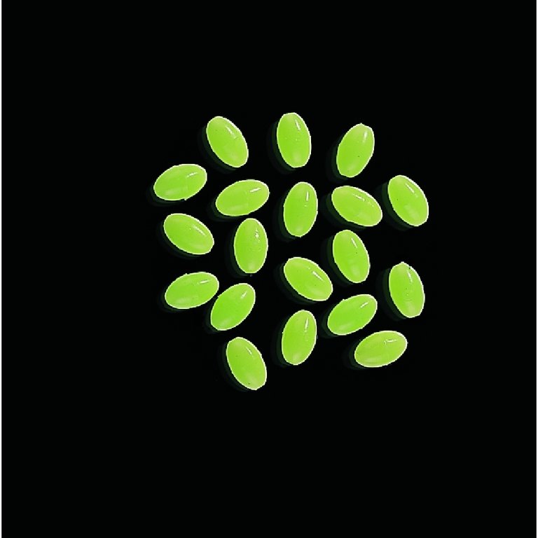 DEGA Luminous Beads soft - oval - 20 pieces