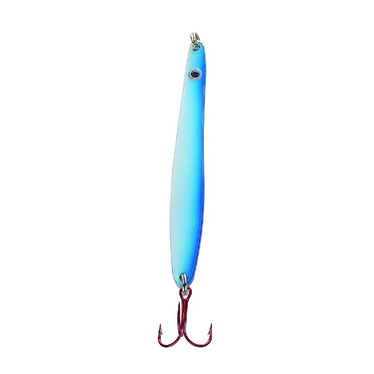 DEGA Meerforellenblinker Lars Hansen Slash-D - Blau-Weiß16g