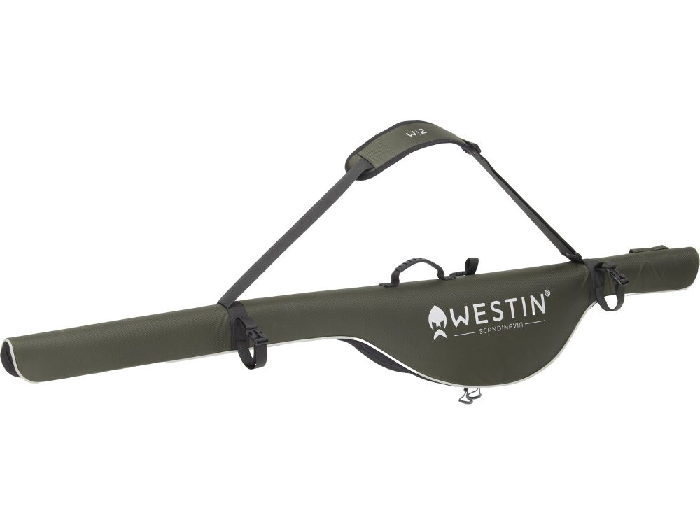 Westin W2 ROD CASE fits up to 12’ – Hartschalen-Rutentasche für 2 Ruten (Forest Night)