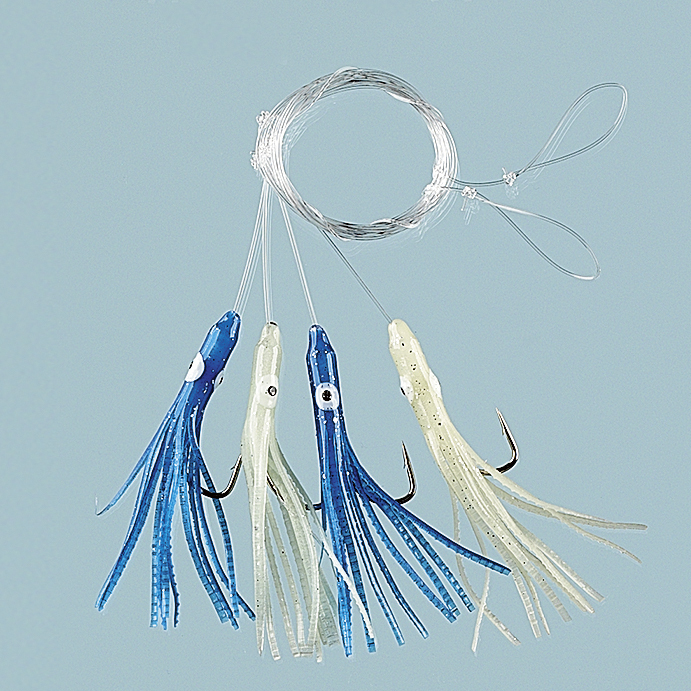 FLADEN Dorsch- und Makrelensystem mit Leuchtoktopussen