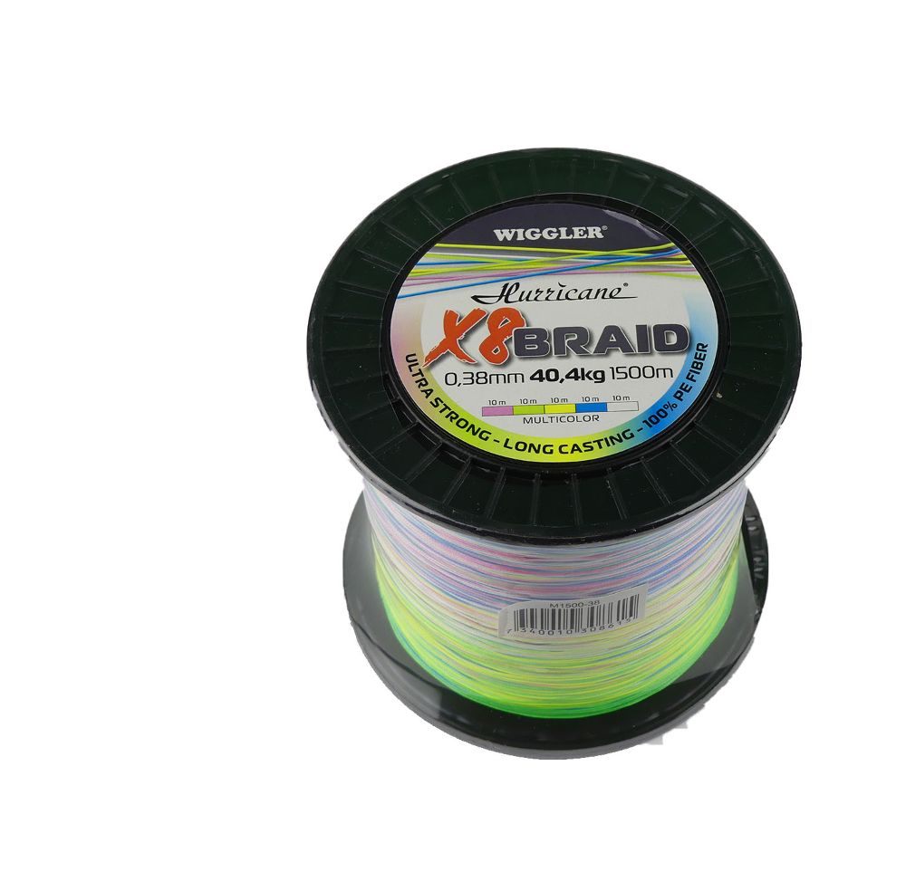 WIGGLER HURRICANE X8 Braid 1500m - Multicolor