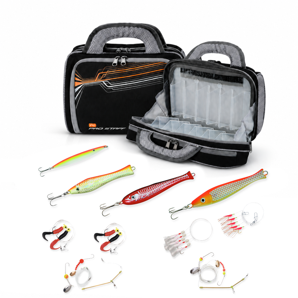ZEBCO Pilker- und Vorfach-Set inkl. Ködertasche