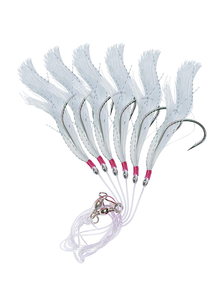 RINOR Glitterhekle 4/0 - Feather Rig