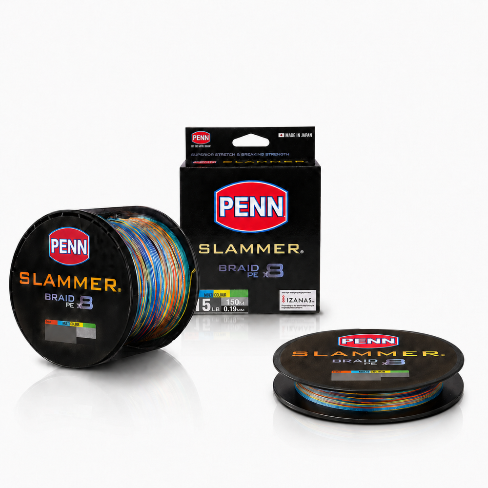 PENN SLAMMER BRAID PE x8 - Multicolor Line