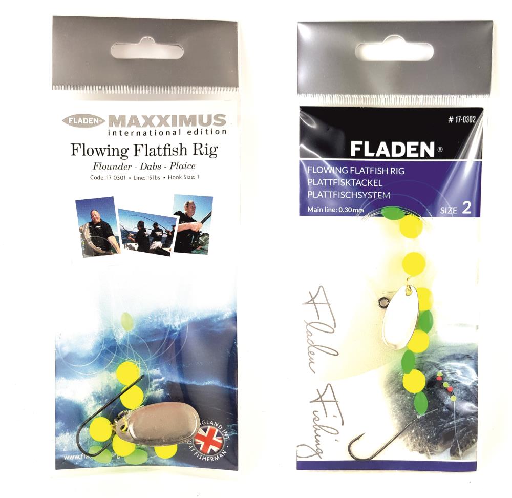 FLADEN Flowing Flatfish Rig 1 - 1er Plattfisch Rig luminous